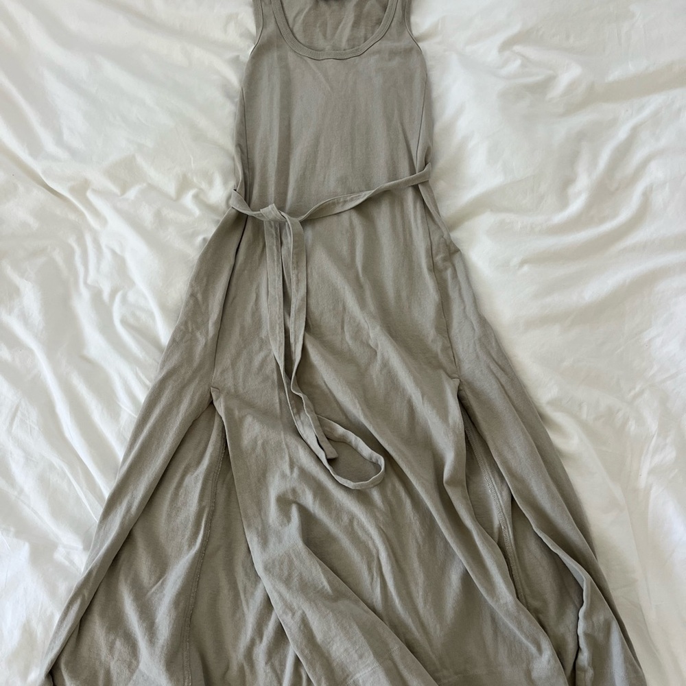 Outerknown Sage Green Hermosa Maxi Dress